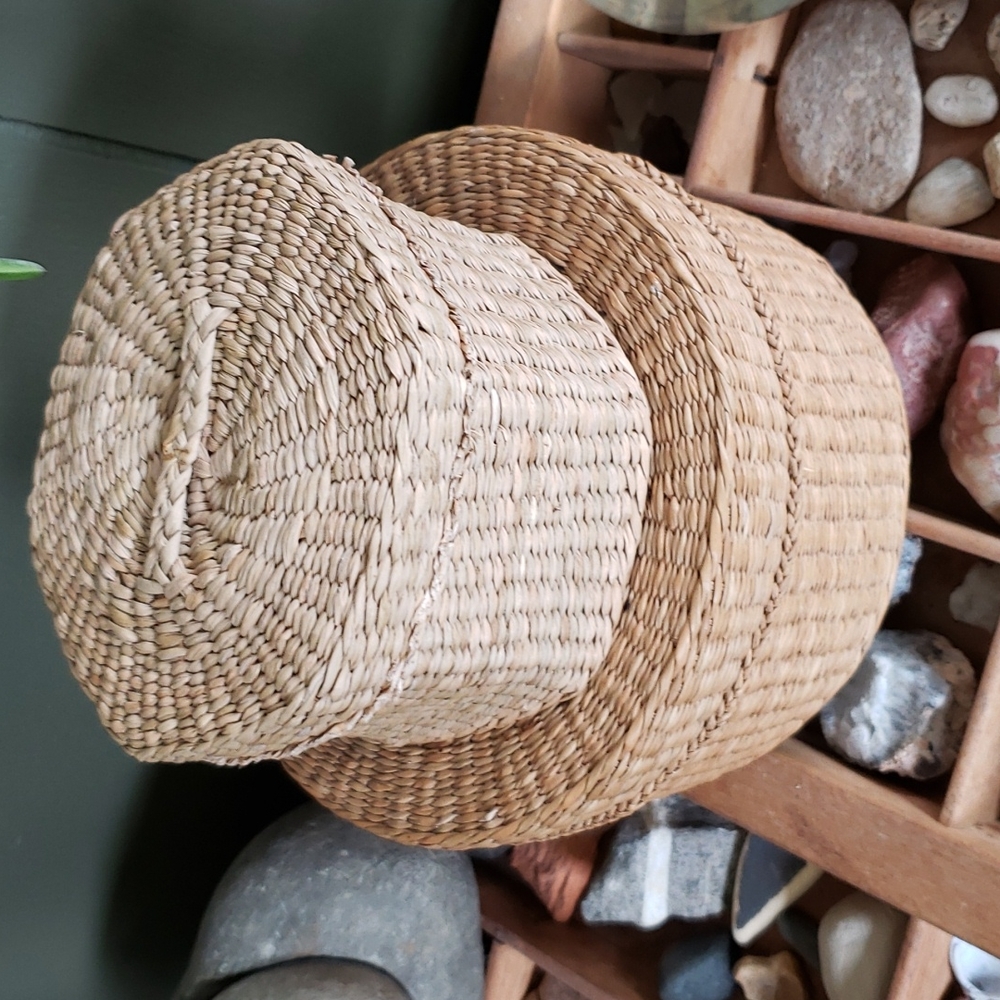 Set of woven baskets